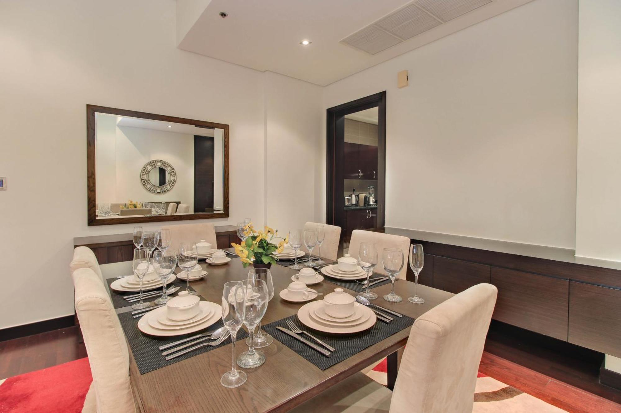 Luxe Getaways Royal Amwaj Palm Jumeirah Resort Apartment Holiday Home ดูไบ ภายนอก รูปภาพ