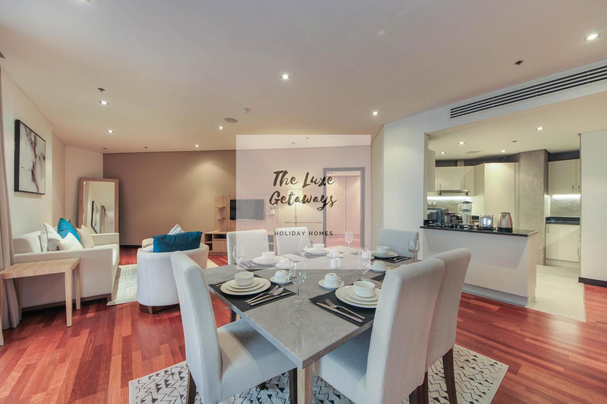 Luxe Getaways Royal Amwaj Palm Jumeirah Resort Apartment Holiday Home ดูไบ ภายนอก รูปภาพ