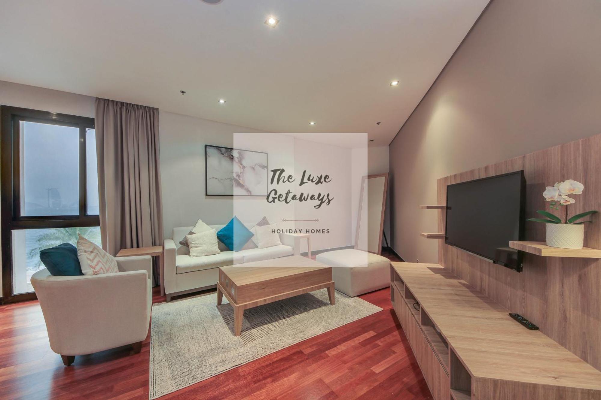 Luxe Getaways Royal Amwaj Palm Jumeirah Resort Apartment Holiday Home ดูไบ ภายนอก รูปภาพ