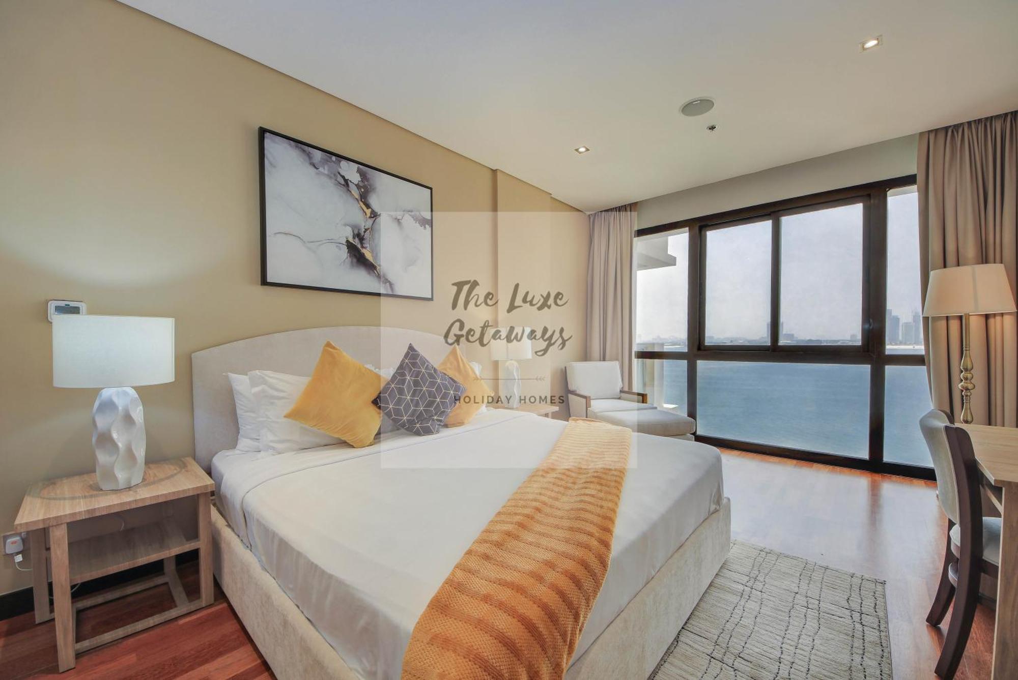 Luxe Getaways Royal Amwaj Palm Jumeirah Resort Apartment Holiday Home ดูไบ ภายนอก รูปภาพ