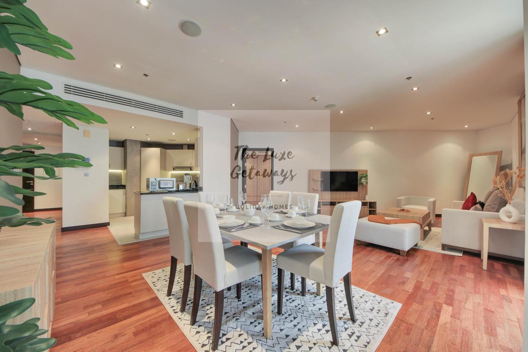 Luxe Getaways Royal Amwaj Palm Jumeirah Resort Apartment Holiday Home ดูไบ ภายนอก รูปภาพ